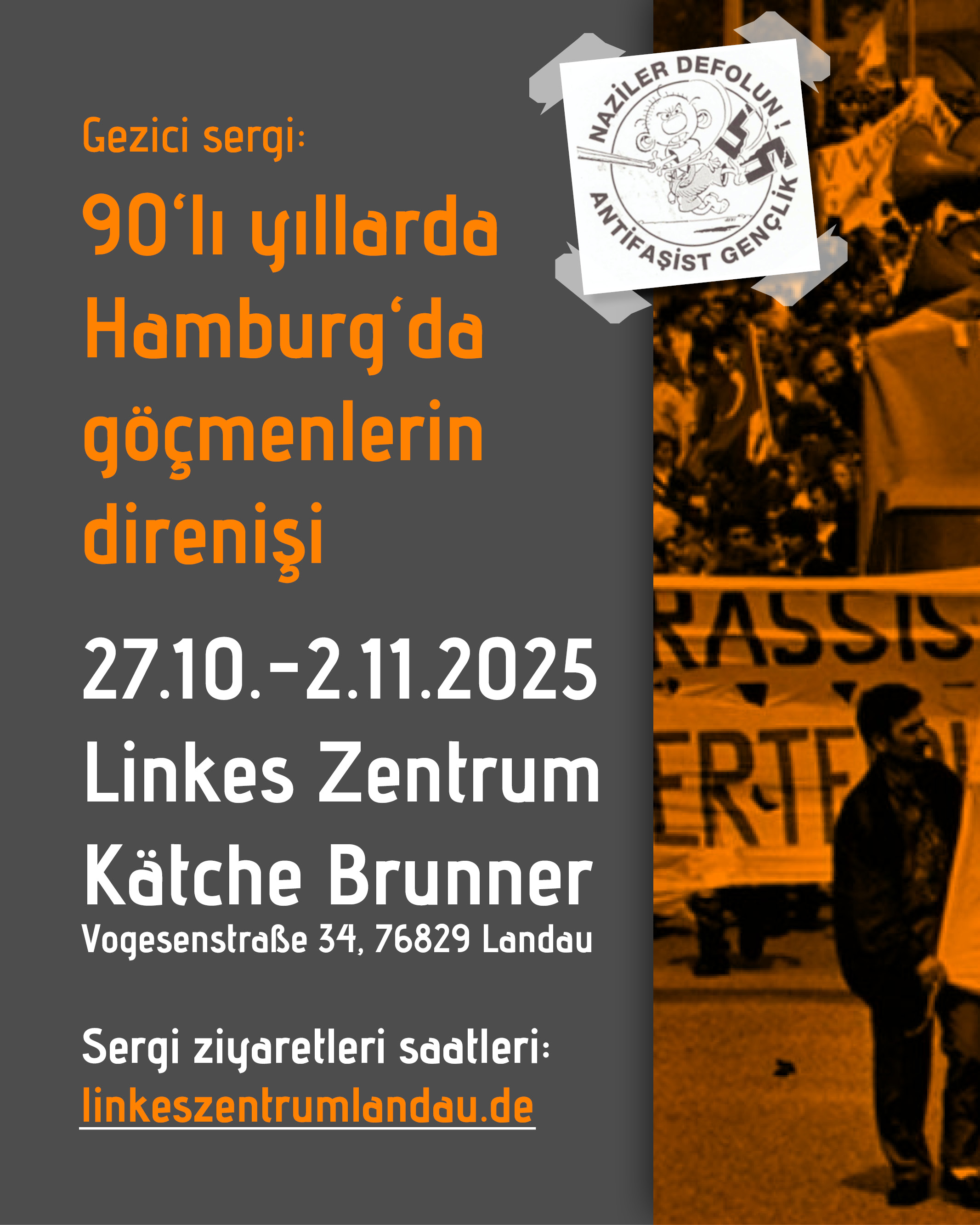Gezici sergi: 90’lı yıllarda Hamburg’da göçmenlerin direnişi