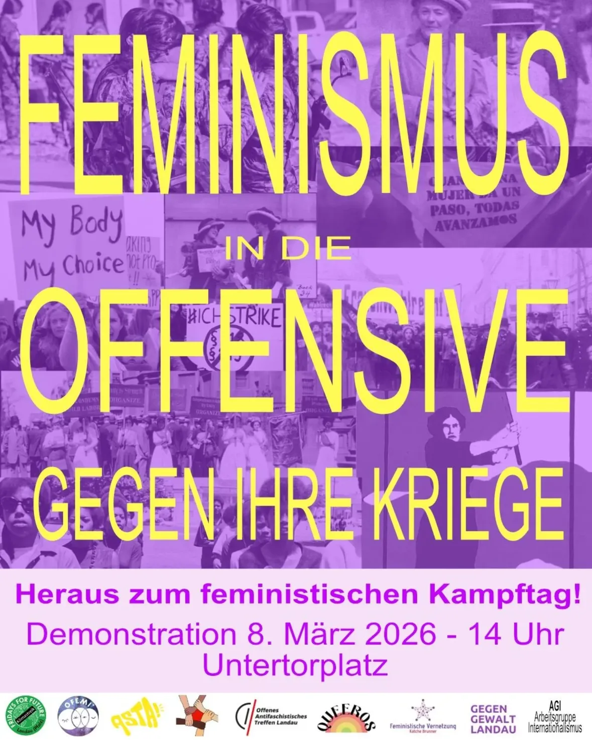 Demo: Feminismus in die Offensive – Gegen ihre Kriege