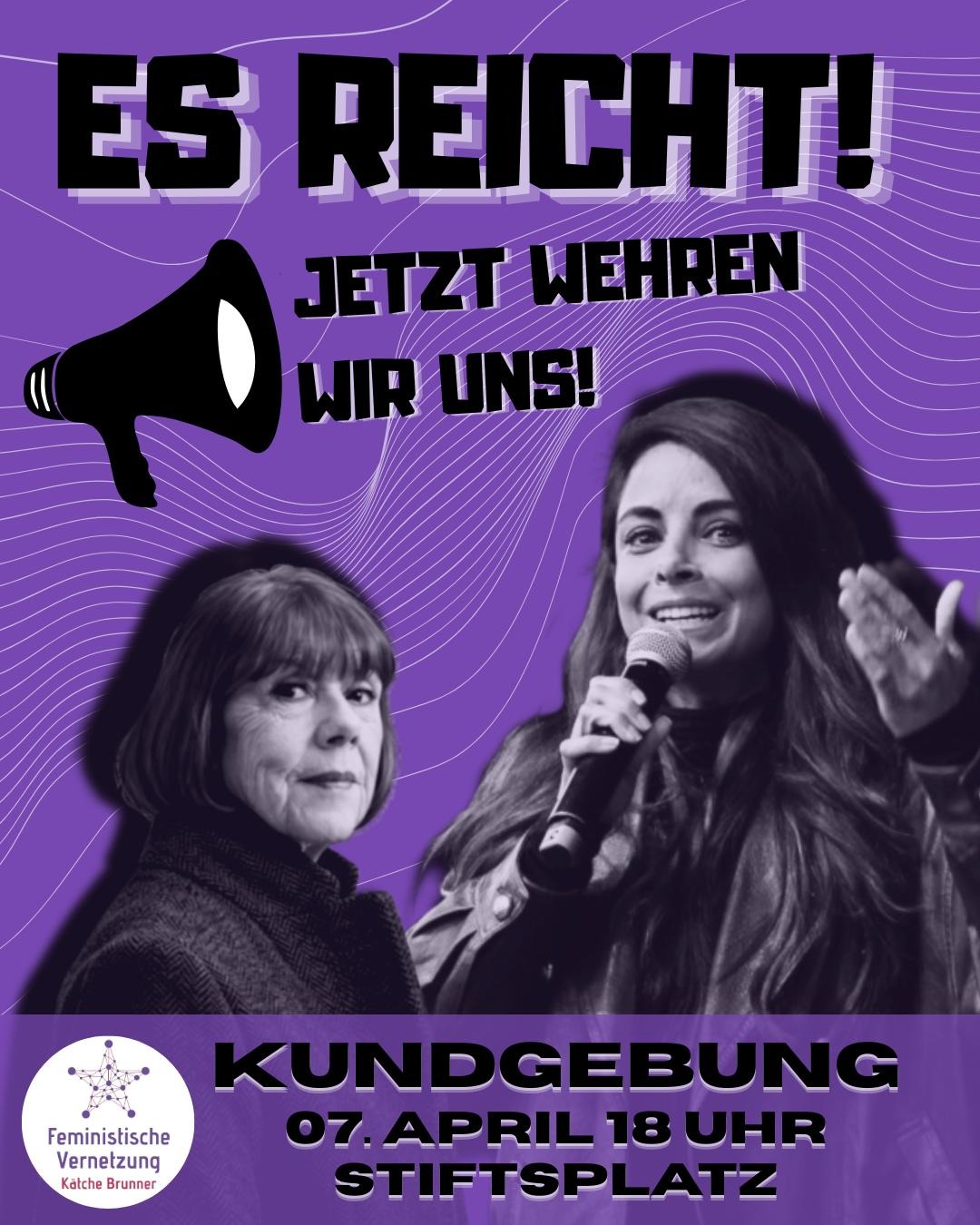 7. April: Kundgebung gegen patriarchale Gewalt