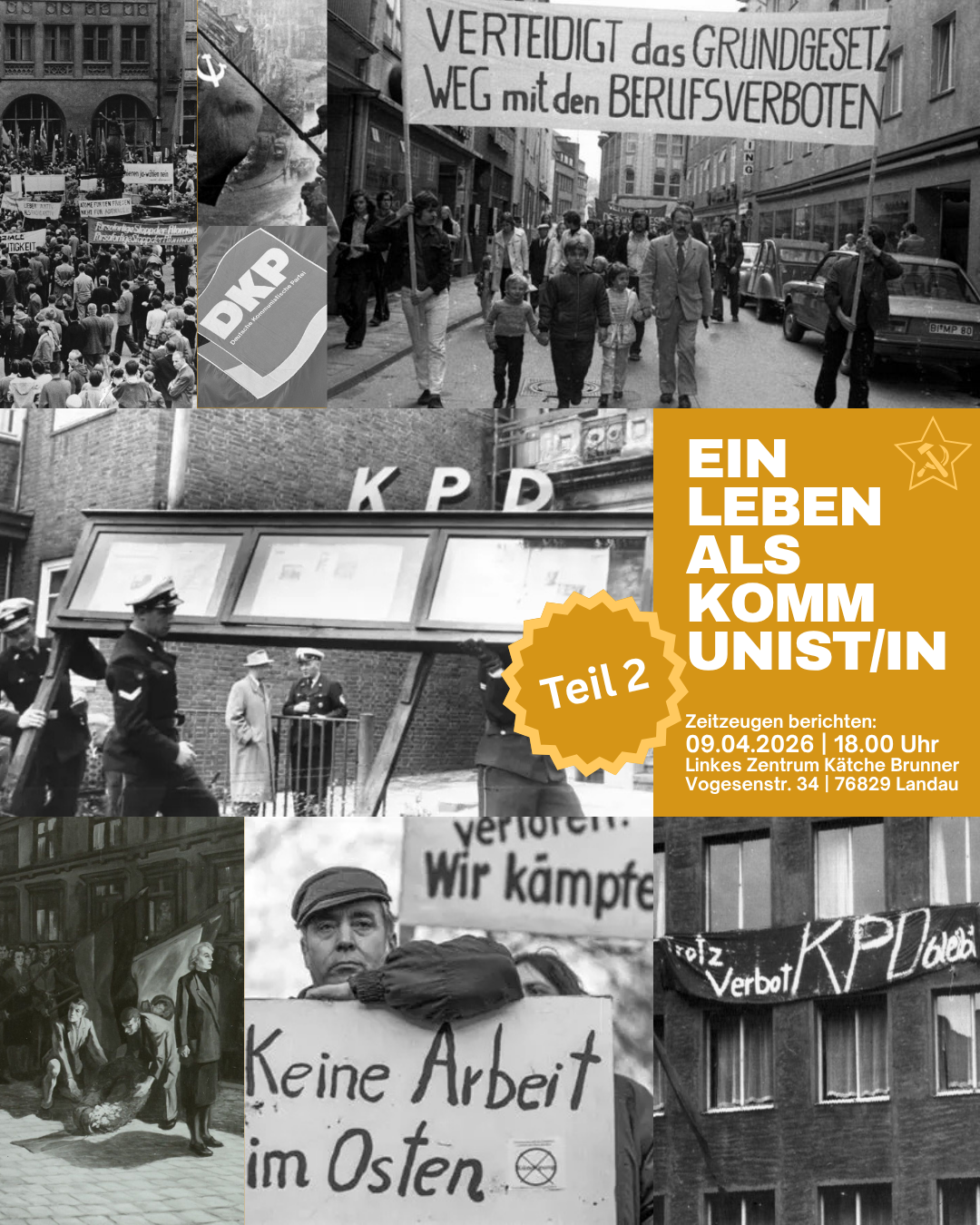 Veranstaltung „Ein Leben als Kommunist/in“ Teil 2