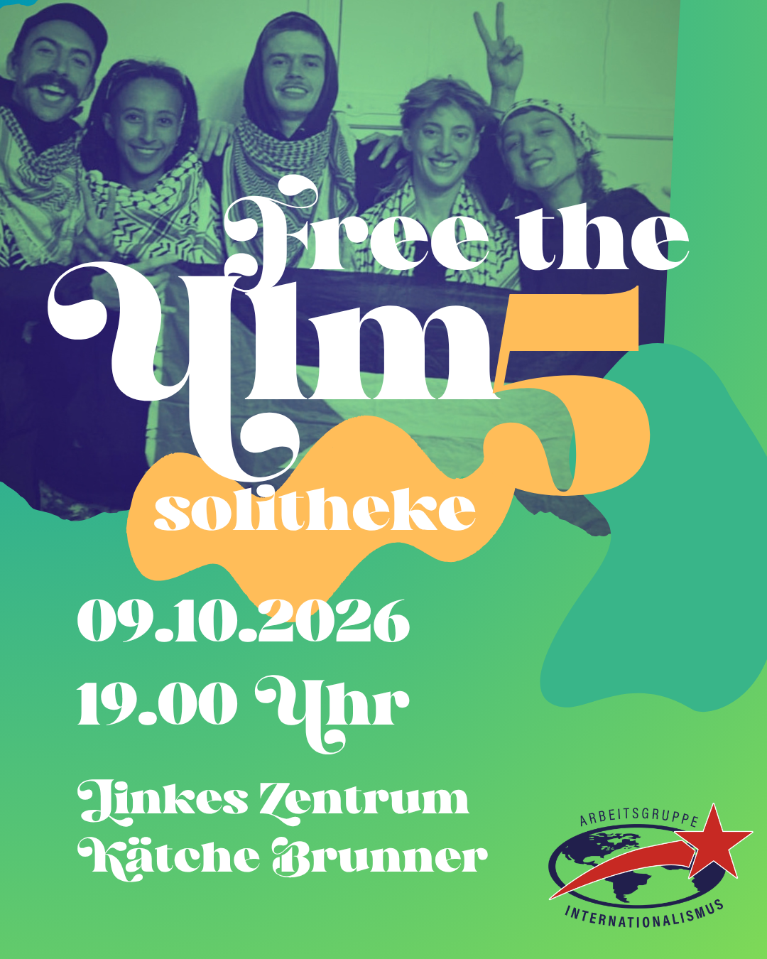 Solitheke „Free the Ulm 5“ am 09.10.